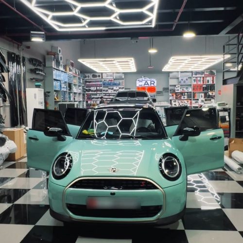 Car Transparent Wraps in car hub